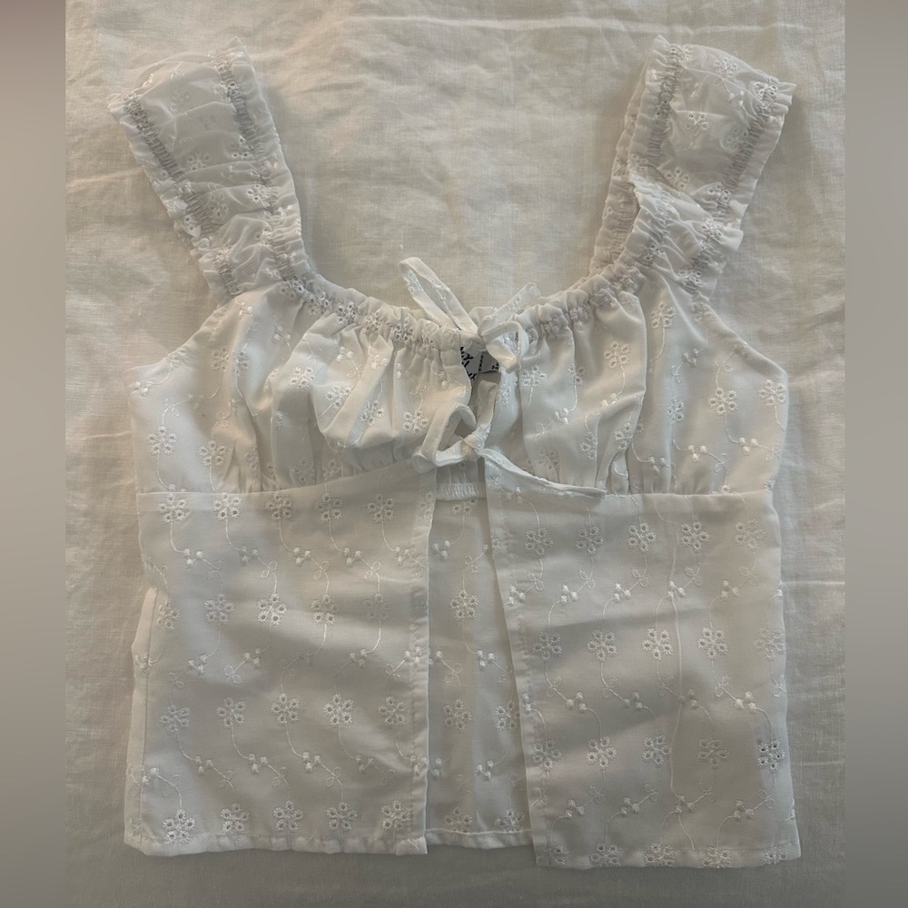 white princess polly top